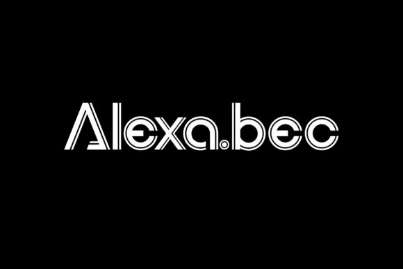 Alexa.bec: The Display Font for Your Craft Business