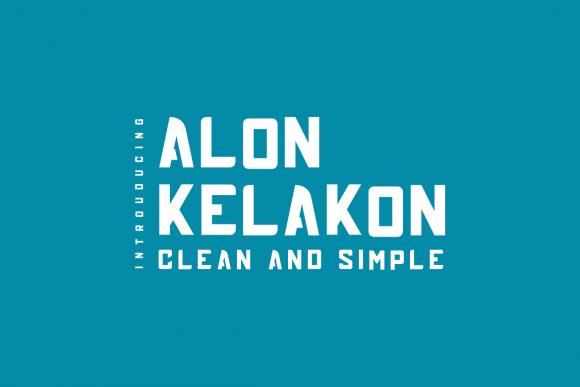 Alon Kelakon: The Bold Display Font for Web Design