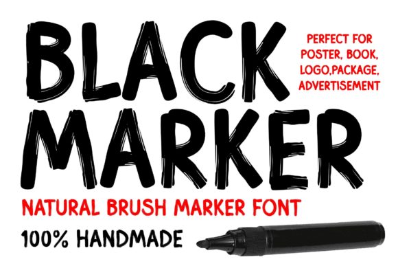 Black Marker: My Campaign Designer Font for Impact