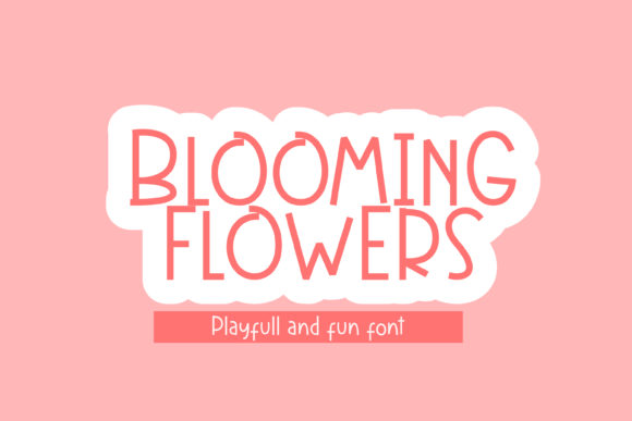 Blooming Flowers: The Joyful Font for Crafters and Product Makers