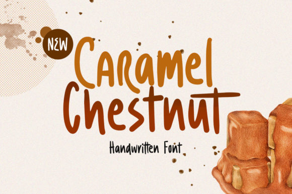 Caramel Chestnut as a Campaign-Ready Display Font