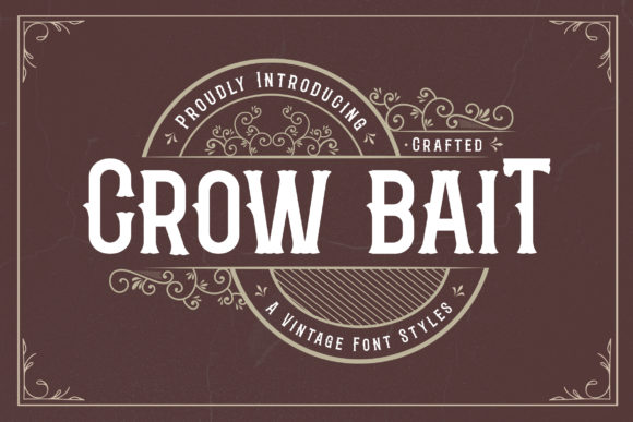 Crow Bait: A Display Font with Grim Charm