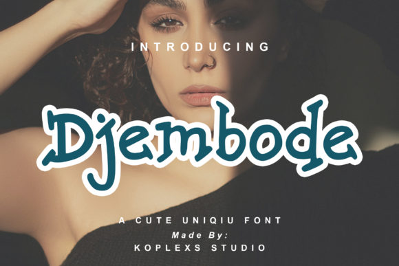 Djembode: A Display Font for Personality-Driven Editorial Design