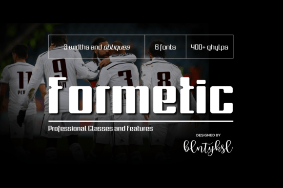 Formetic: A Futuristic Display Font for Digital Projects