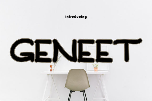 Geneet: A Display Font for Editorial Clarity and Style