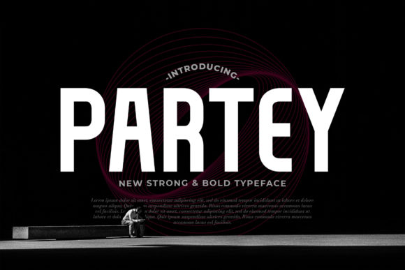 Partey: A Bold Display Font for Digital Impact