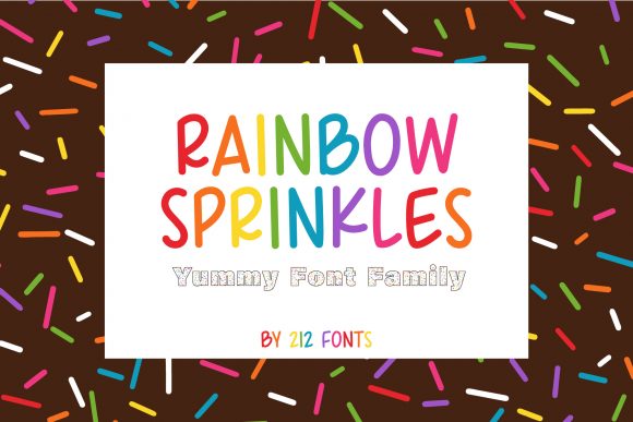 Rainbow Sprinkles: A Disarmingly Sweet Font for Serious Play