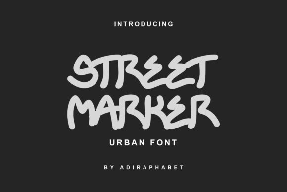 Street Marker: A Bold Display Font for Digital Projects