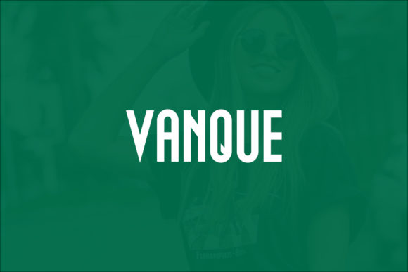 Vanque: A Display Font Designed for Clean Branding Projects